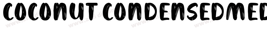 Coconut CondensedMed字体转换